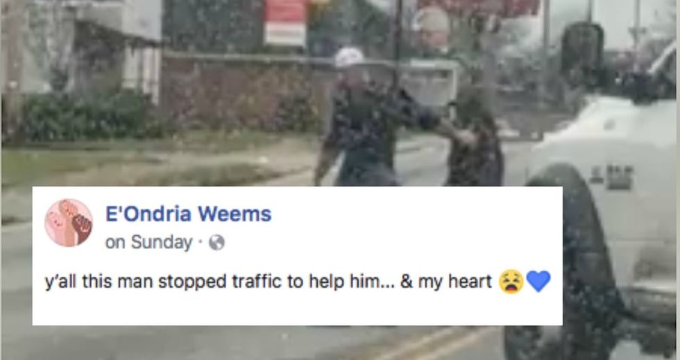 This motorist's kind gesture is a reminder that we should all do good.