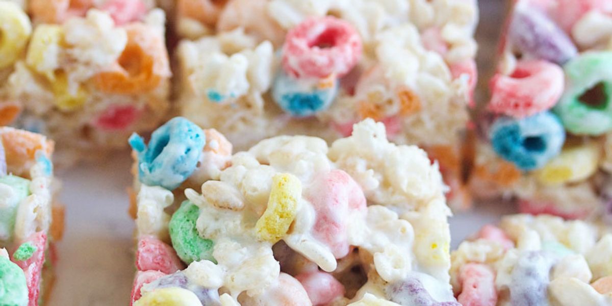 Froot Loop Rice Krispie Treats My Recipe Magic