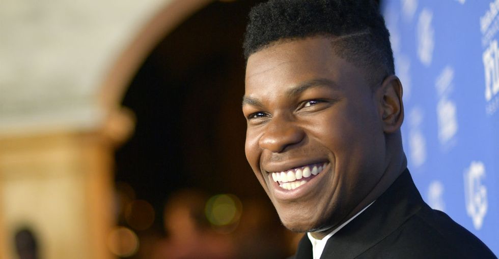 John Boyega has the most glass-half-full way of dealing with critics.