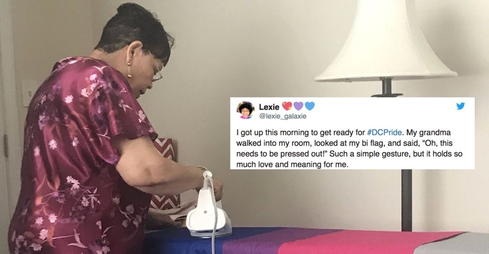 She was getting ready for Pride. What her grandma did brought the internet to tears.