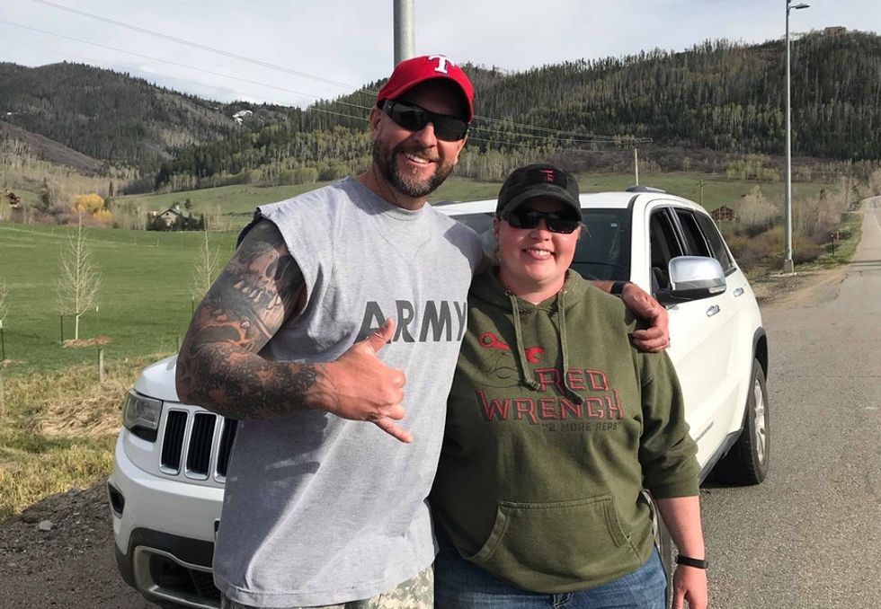 The incredible reason this veteran hiked nearly 40 miles through the Rocky Mountains.