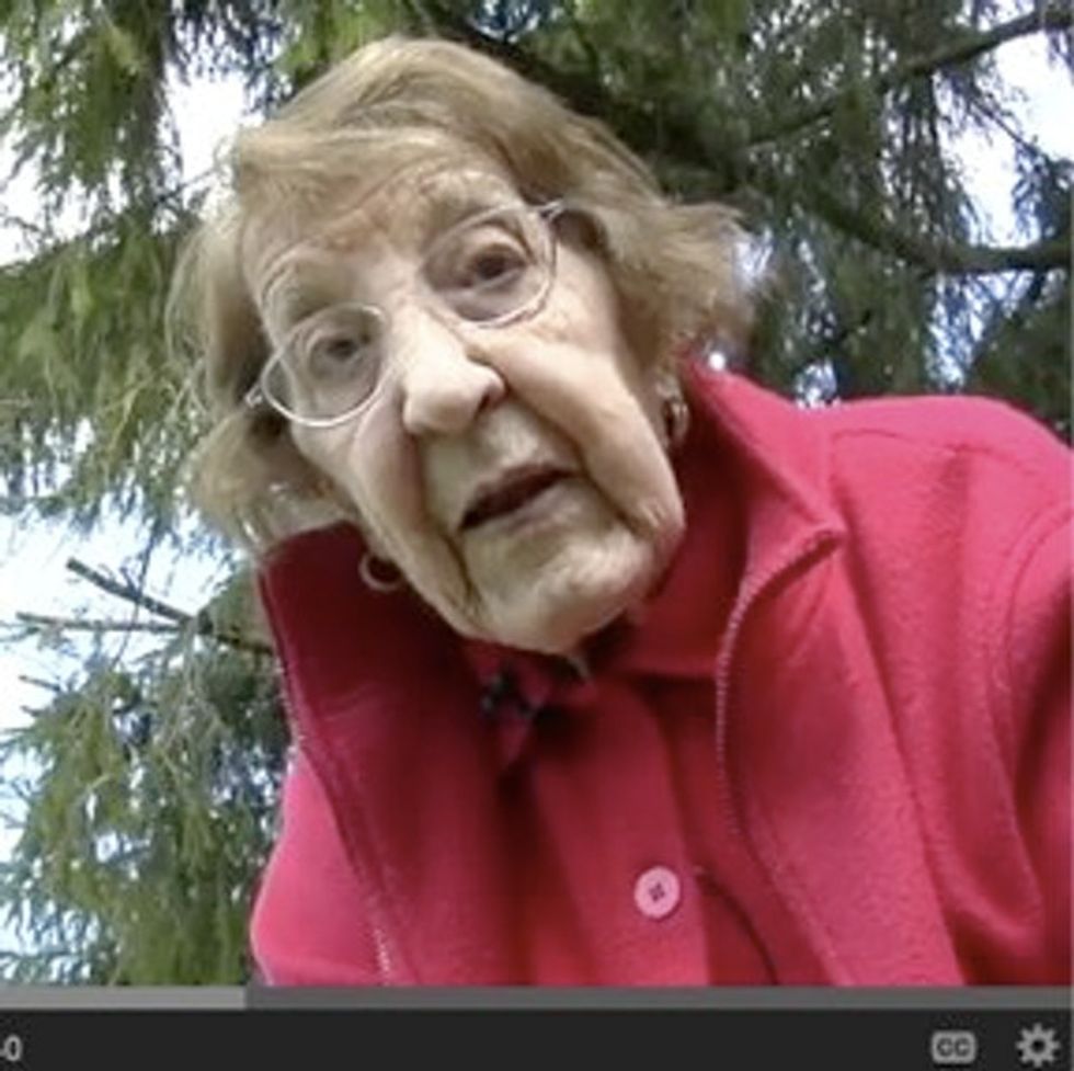 Knife-Wielding Great Grandma Encourages You To Eat Dandelions