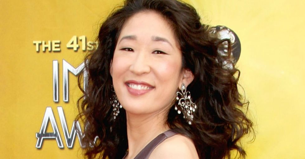 Sandra Oh just made Emmy history, and her reaction was so delightful.