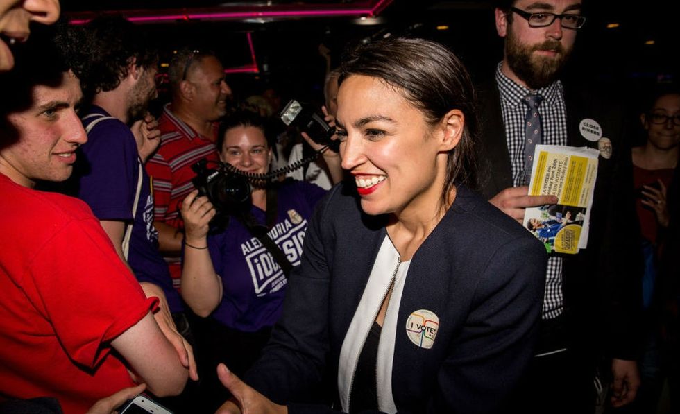 Ocasio-Cortez explains how she beat one of the country's most powerful politicians.