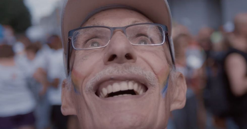An 86-year-old came out 'too late' to find love. So, young people surprised him.