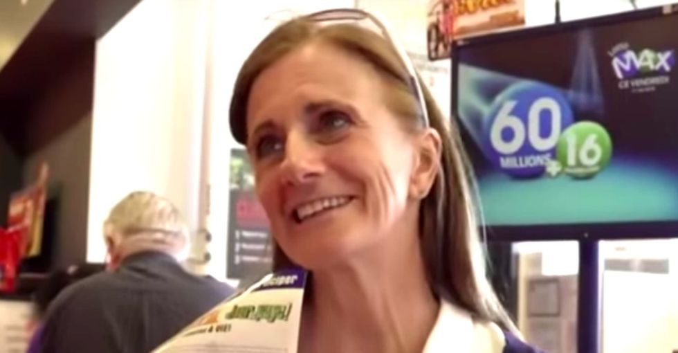 This wealthy, big-hearted woman is spending her lottery winnings in a fantastic way.