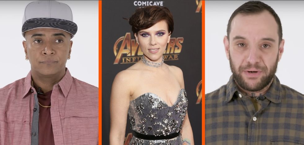 Watch 4 trans actors audition for Scarlett Johansson's past roles. They make an important point.