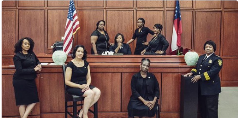 The entire justice system in this city is run by black women.