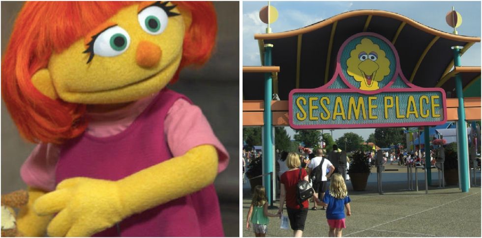 This 'Sesame Street' theme park is making history for kids and families with autism.
