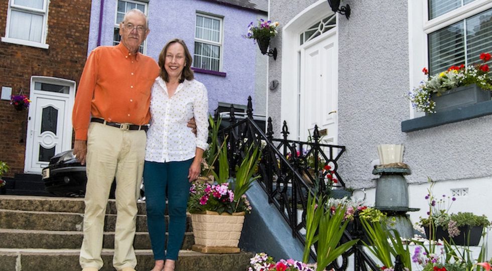 This couple could have gone on a honeymoon. They transformed their neighborhood instead.