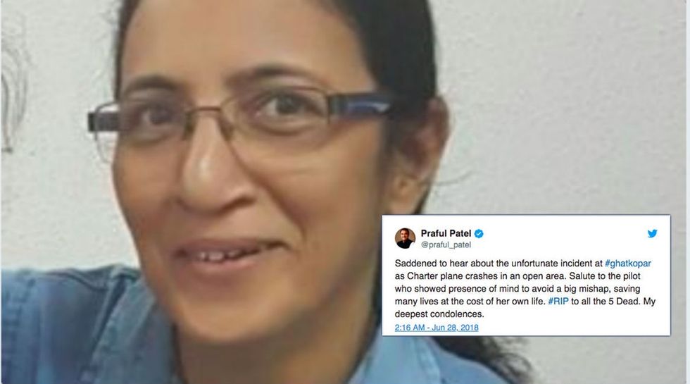 When her plane was about to crash, this pilot made a heroic sacrifice to save others.