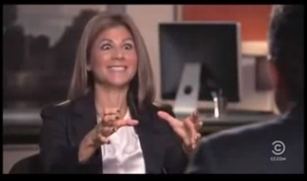 See this 'Daily Show' reporter lose his cool when he's confronted with stupidity, naturally.