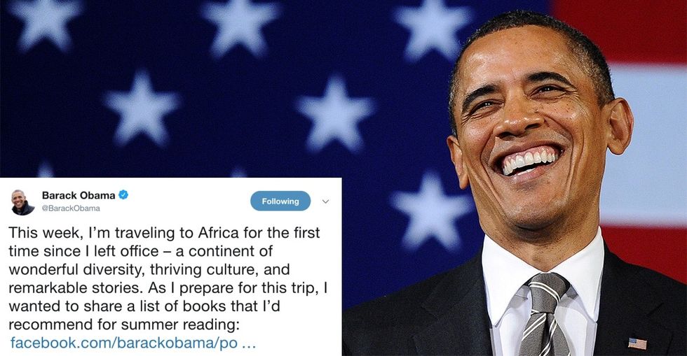 Check out Obama's amazing, unapologetically black summer reading list.