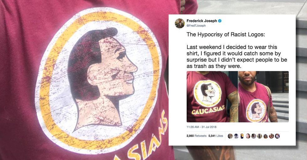 He thought his T-shirt would turn a few heads, but he wasn't expecting so much backlash.