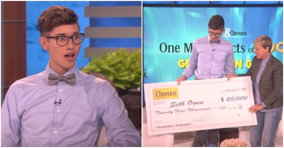 Gay valedictorian rejected by his parents wants to give back and Ellen’s here to help.