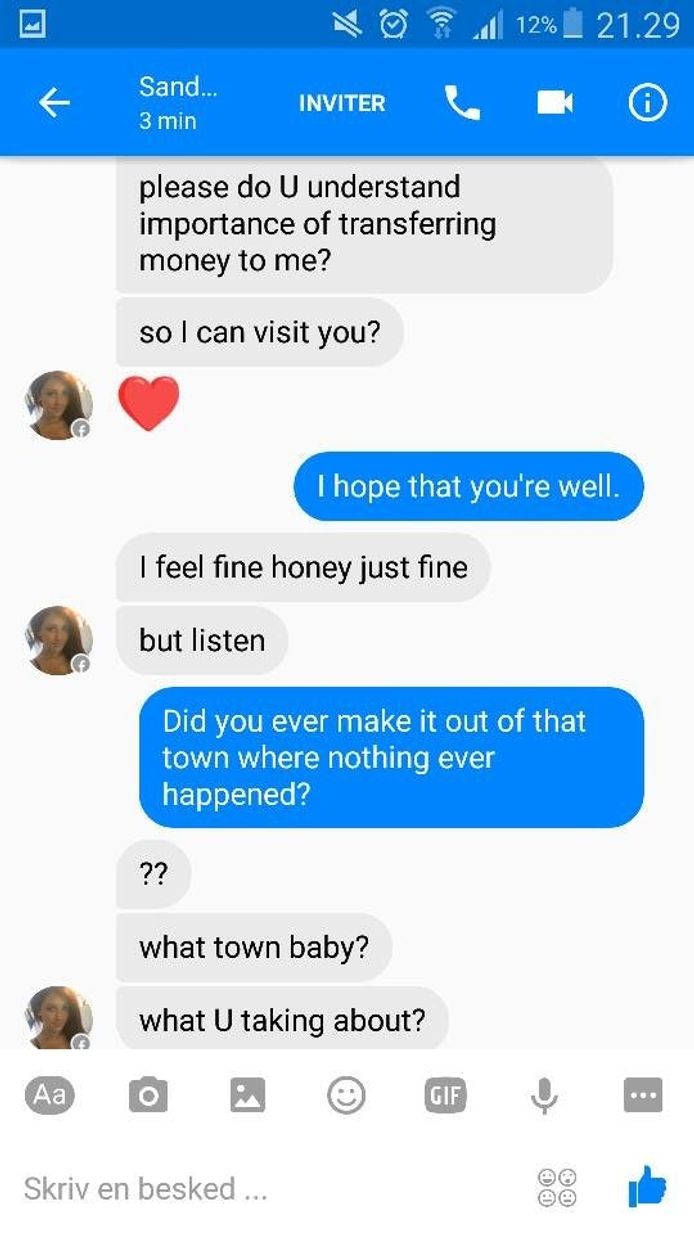 This Guy Hilariously Used Adele Lyrics To Shut Down A Facebook Scammer Upworthy