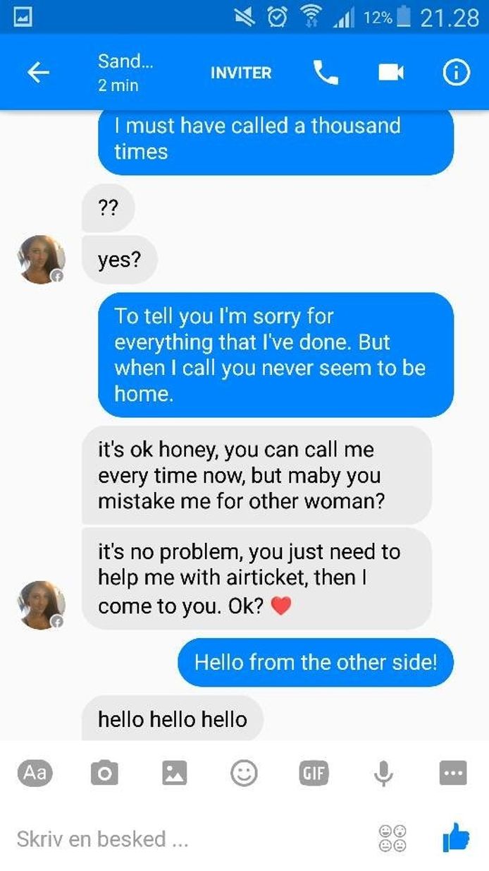 This Guy Hilariously Used Adele Lyrics To Shut Down A Facebook Scammer Upworthy