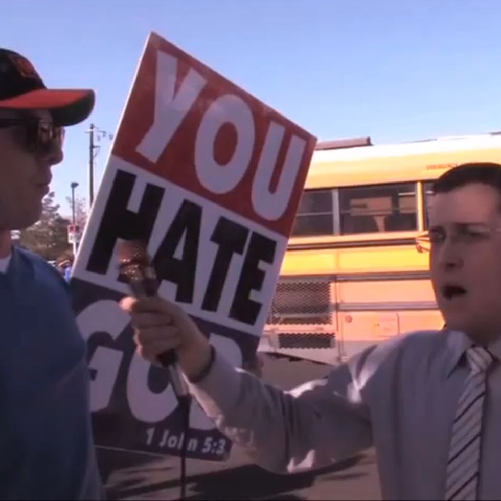 This Man Decided To Humiliate A Hate Group. Hilarity Ensues.