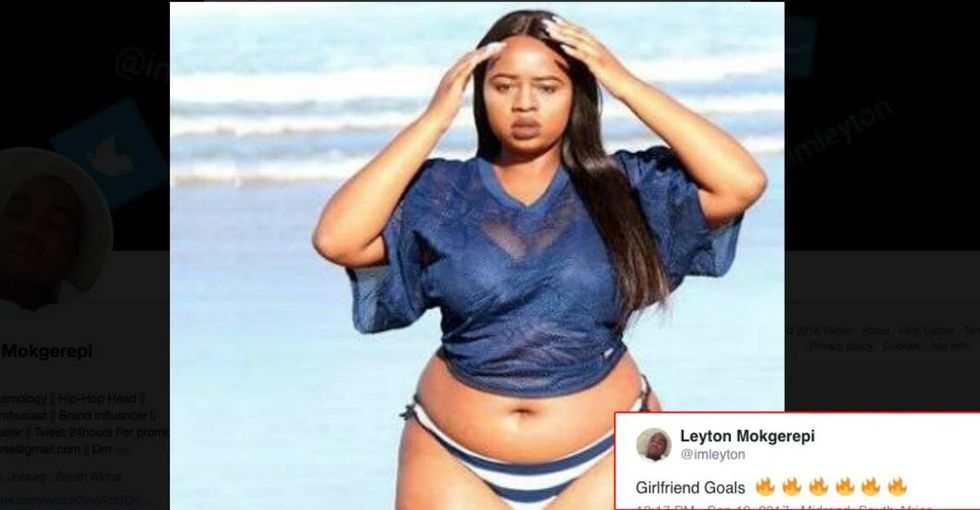 Plus-size model destroys awful dude who tried to make a meme out of her.