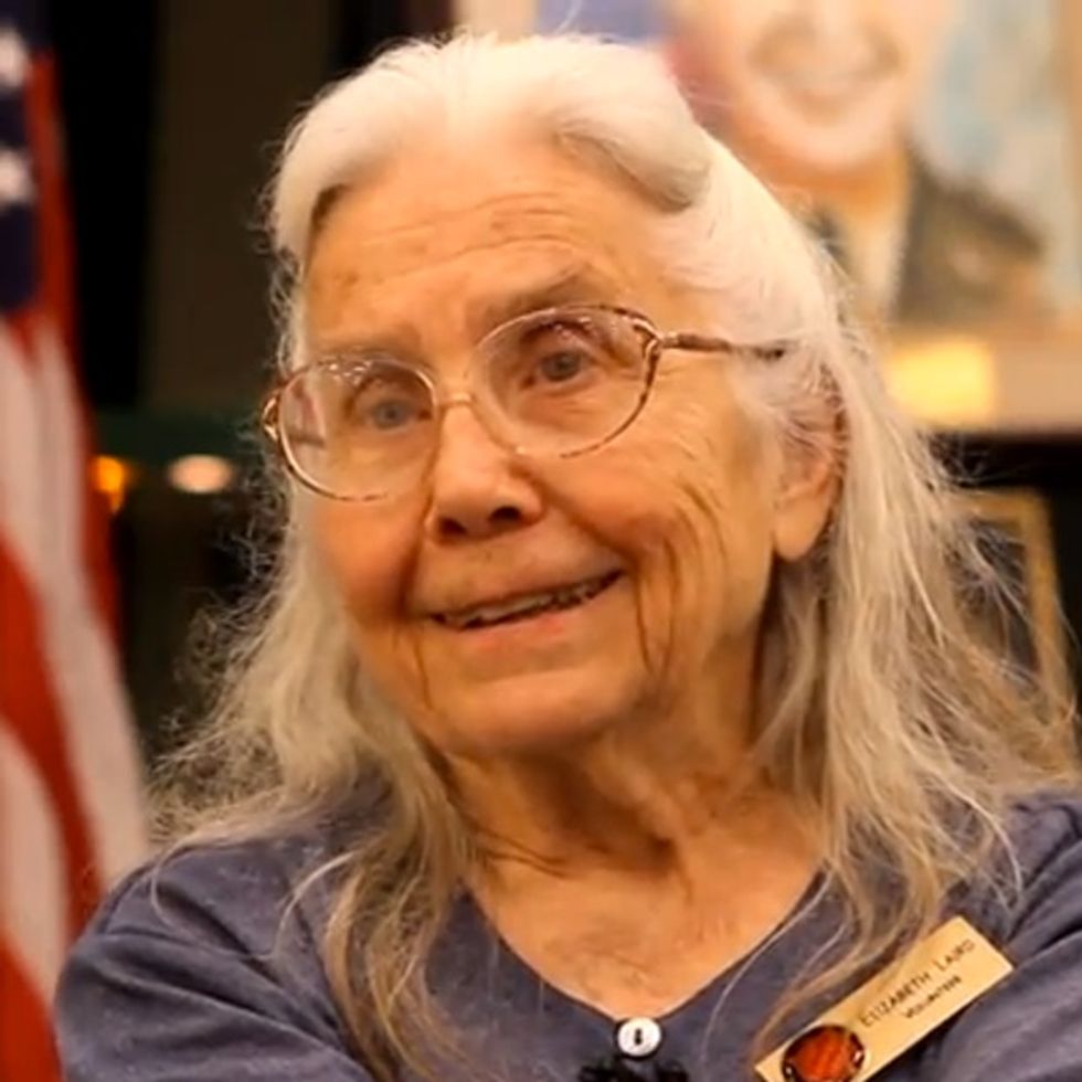 Meet The Little Old Lady Who's The Living Embodiment Of 'Support Our Troops'