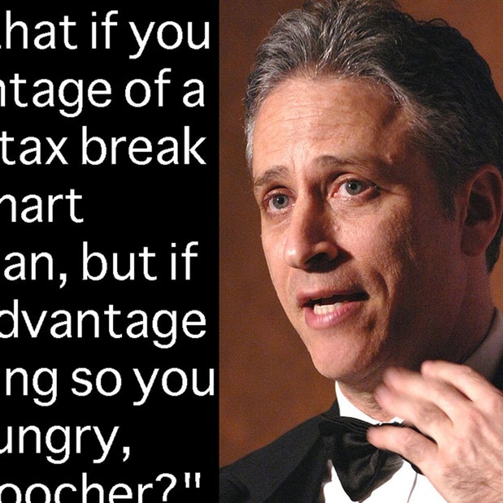 Jon Stewart Pins Down The Media With Their Own Words