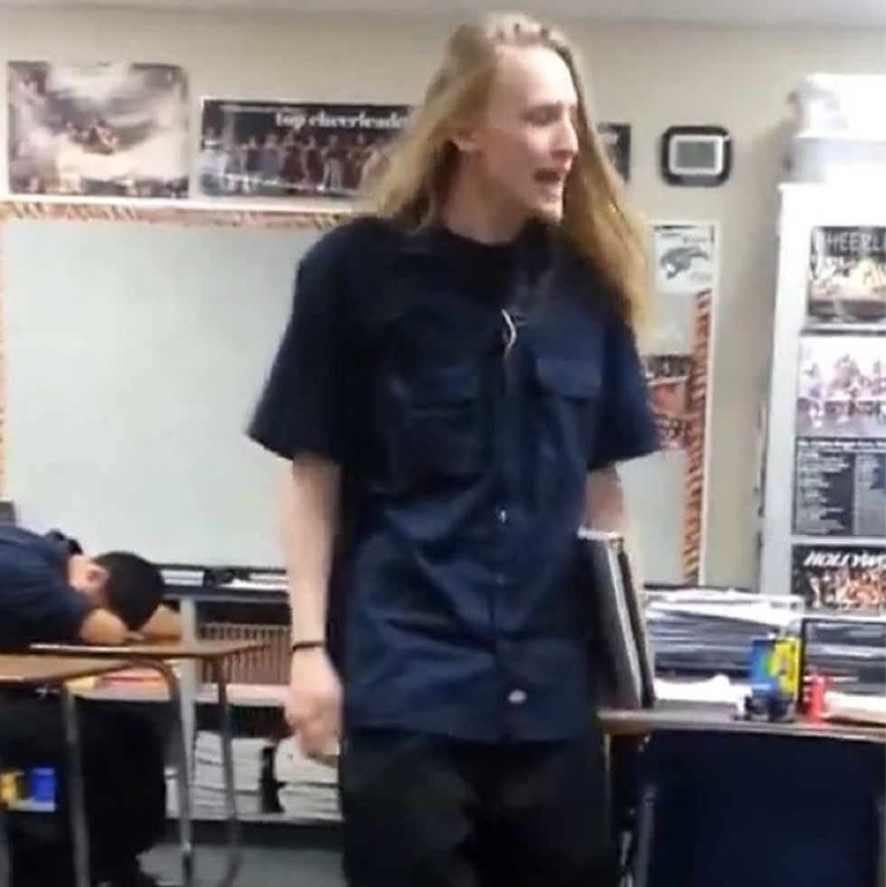Student Freaks Out In Front Of His Class And Says What We're All Thinking About Our Education System