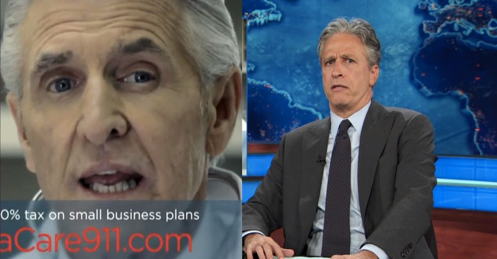 Jon Stewart's 2 Sickening Loopholes For Cutting Employee Health Care