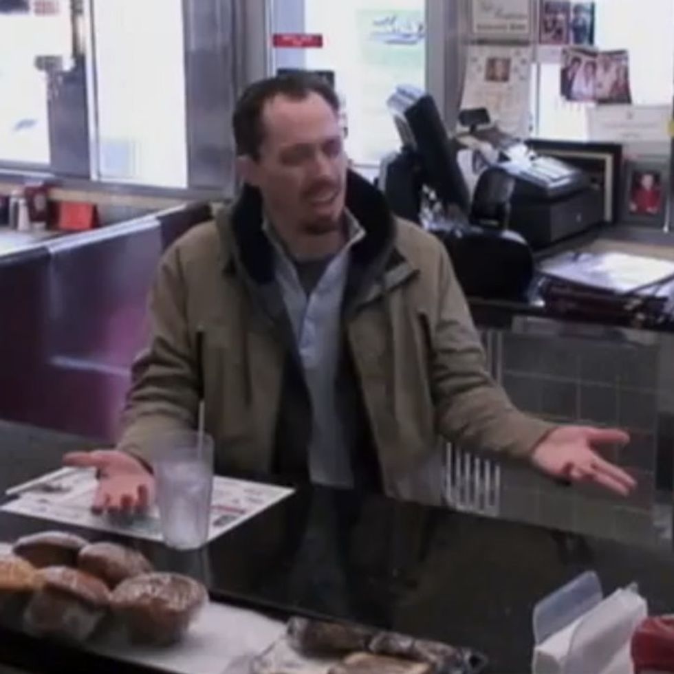 A gorgeous waitress gets harassed by some jerk. Watch what happens next.