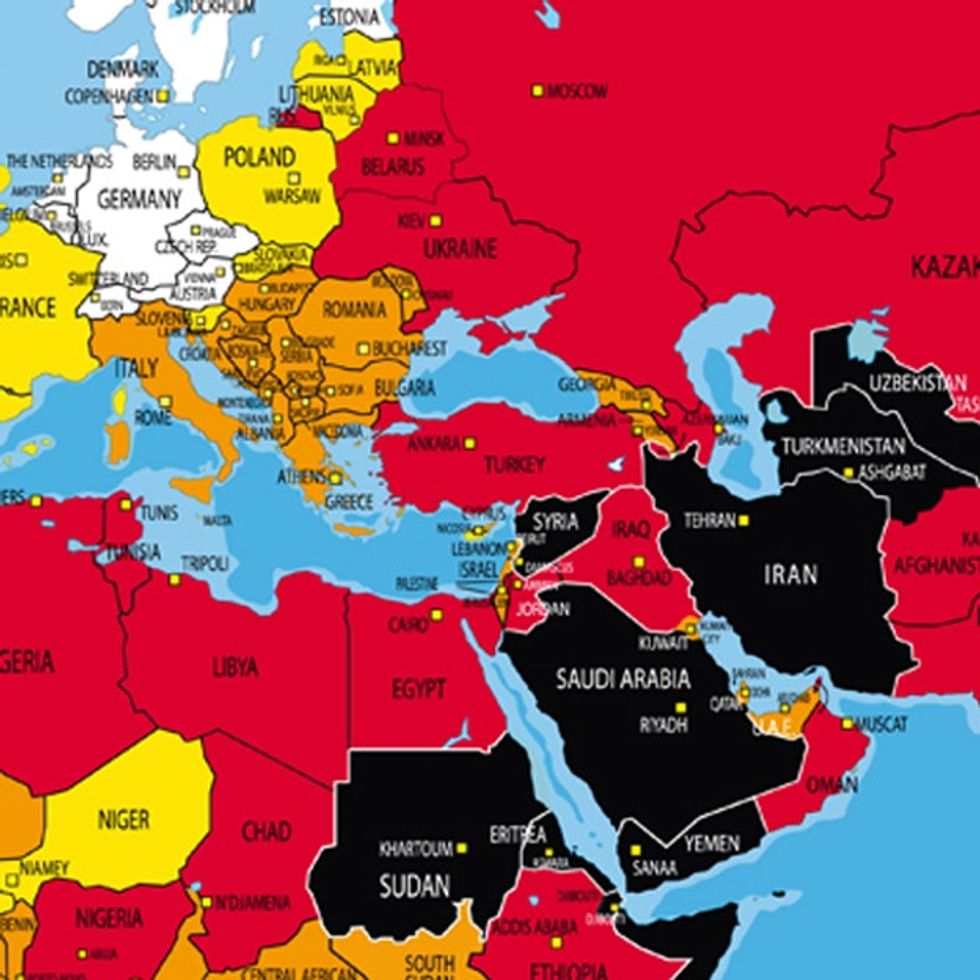 Wow. I bet this map would be banned in some countries. - Upworthy