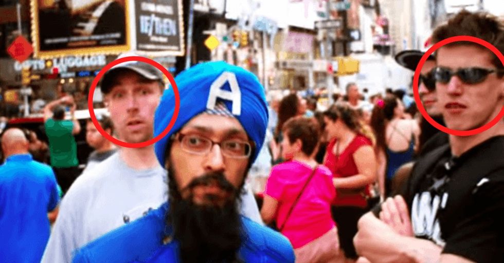 He wanted to challenge what people saw when they looked at him. Clearly, his getup did the trick.