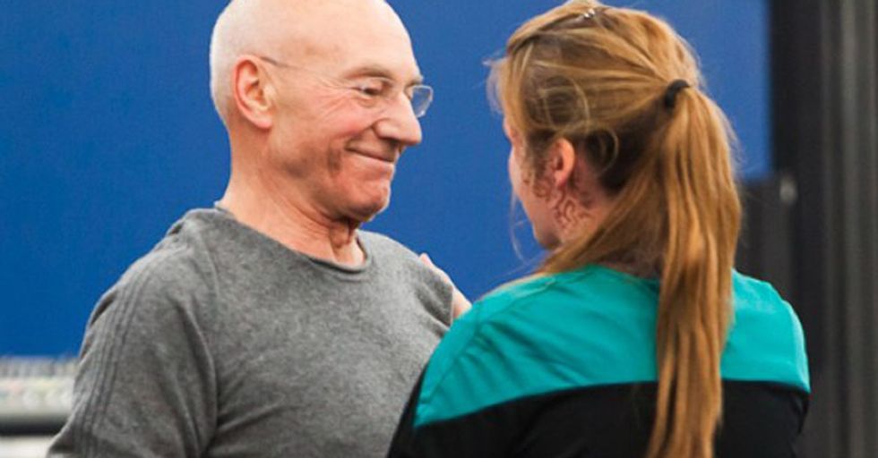 A brave fan asked Patrick Stewart a question he doesn't usually get and is given a beautiful answer
