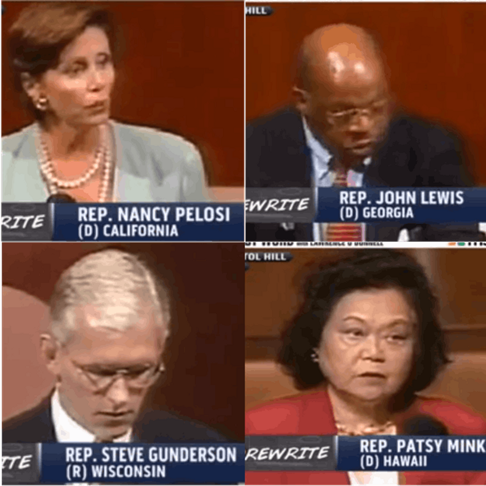 WATCH: Your Duly Elected Representatives Standing Up For Their Principles Before It Was Cool