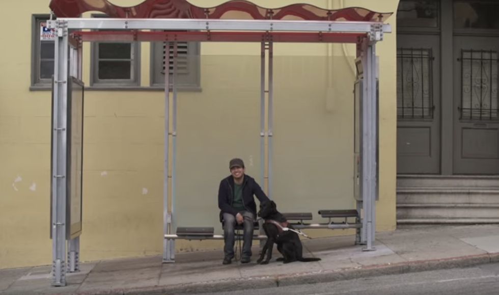 A horseshoe-shaped device that can help those without sight explore the world better than ever.