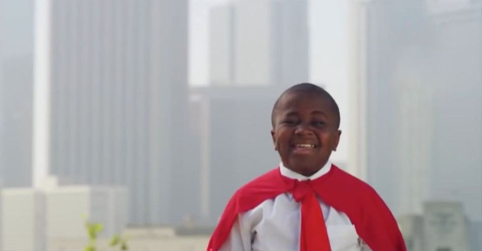 Yes, he went there: You're awesome. This is as funny as it is inspiring. Which is very.