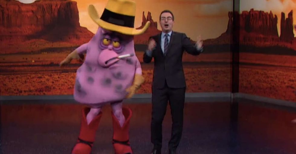 John Oliver came up with a brilliant scheme to take down one of the world's most evil companies.