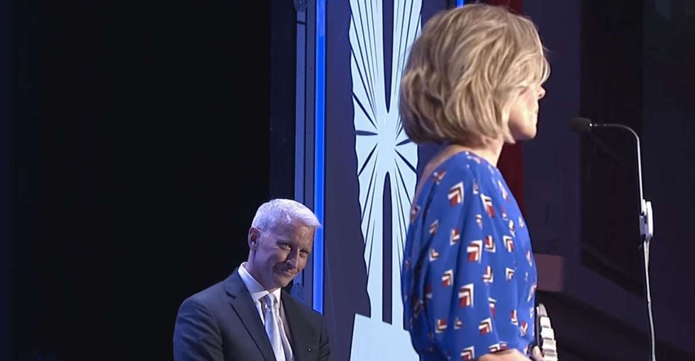 Kelly Ripa reveals why she feels weird accepting an award for supporting LGBT rights.