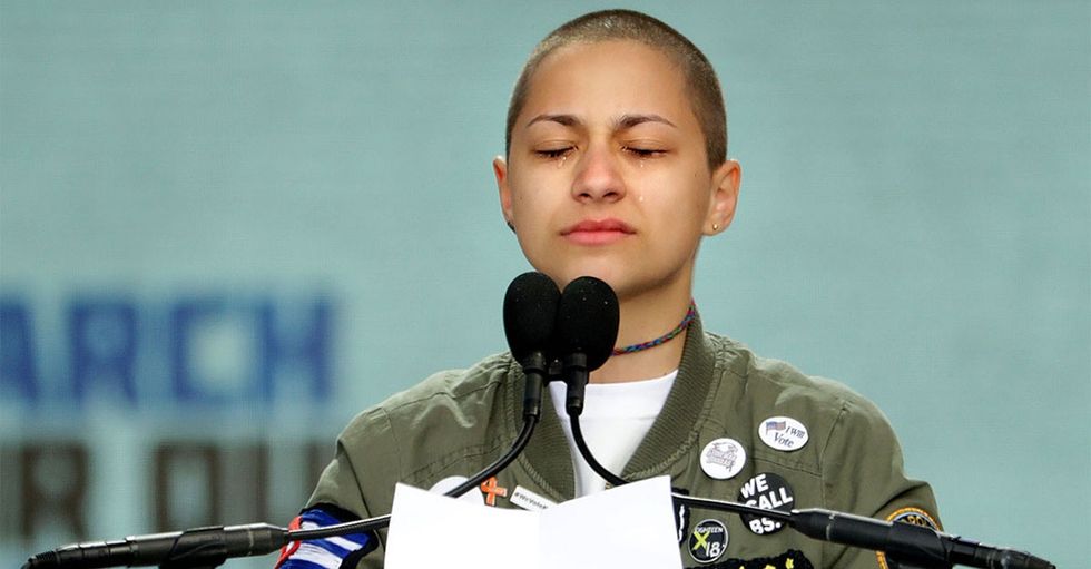 Emma Gonzalez remembers her classmates in a gut-wrenching, powerful speech.