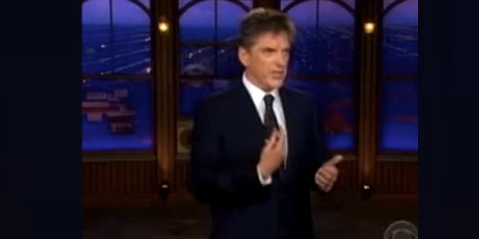Talk show host makes all other hosts look absurd during devastating monologue.