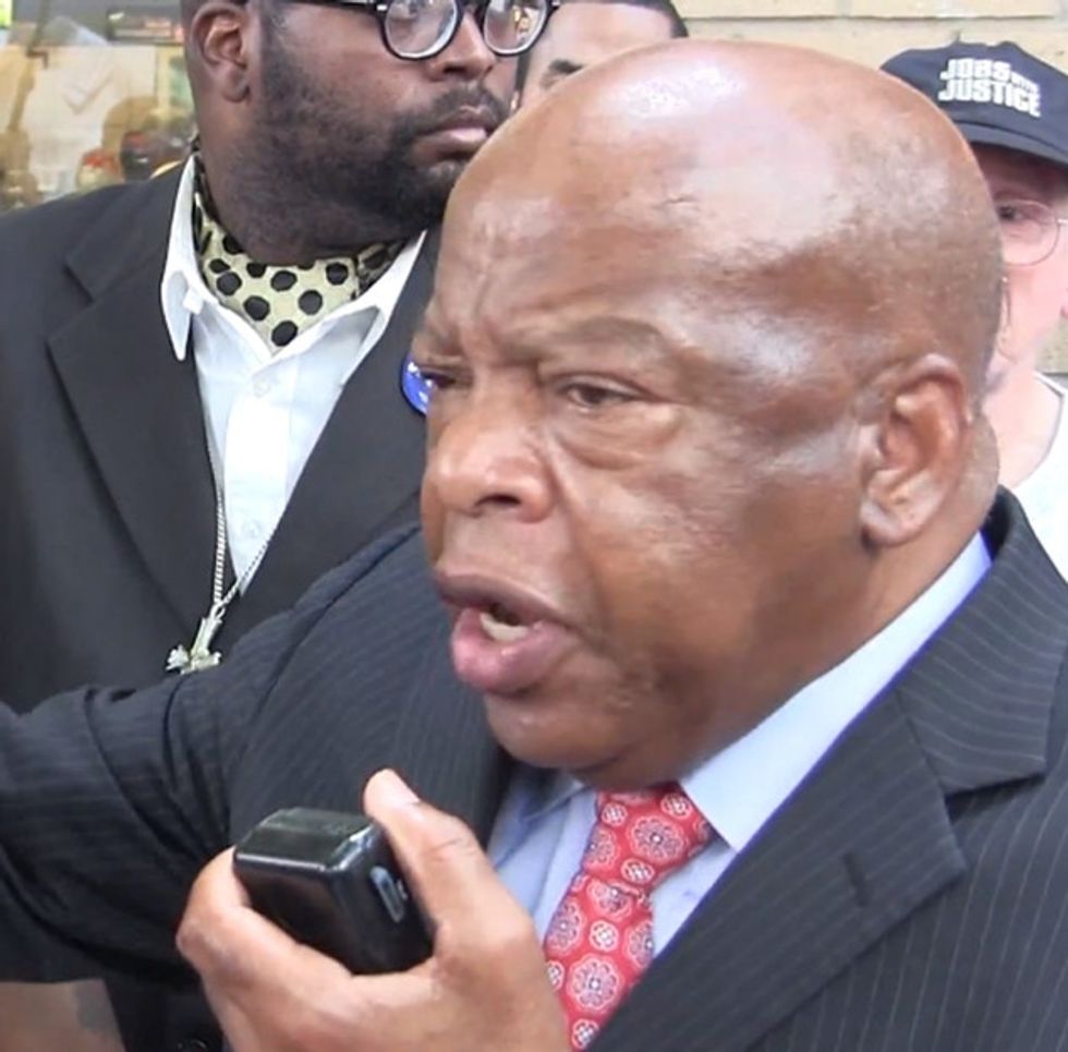 This Is What Happens When A Congressman Joins With Fast Food Workers To Make Some Change
