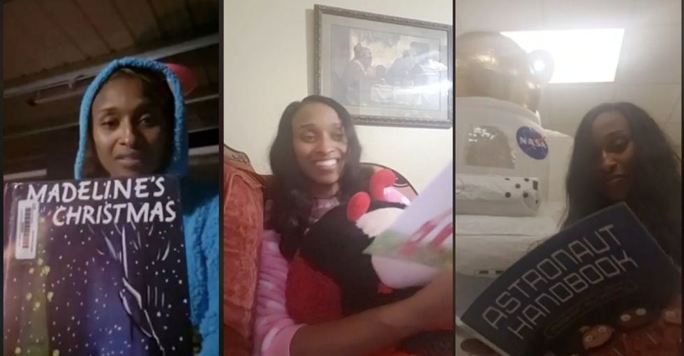 This school principal who reads bedtime stories online to her students is what they mean by an 'everyday hero.'