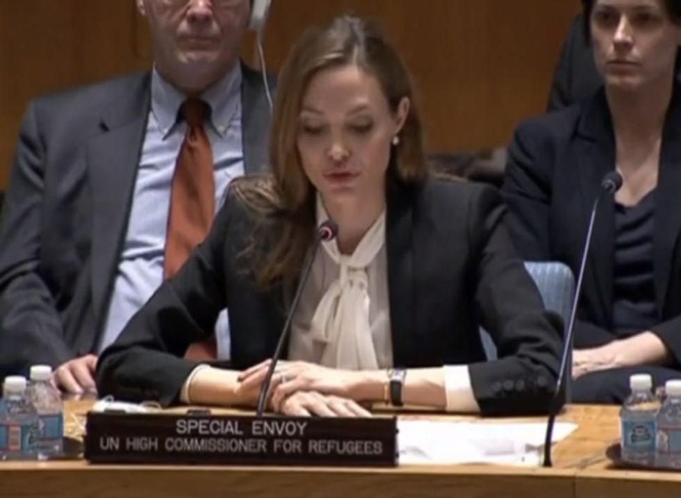 Watch The Moment Angelina Jolie Stands Up For Women Worldwide To The UN