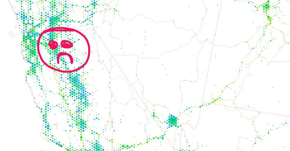 I Loved The Pretty Dots On This Map ... But Upon Further Inspection, I Felt Sick To My Stomach