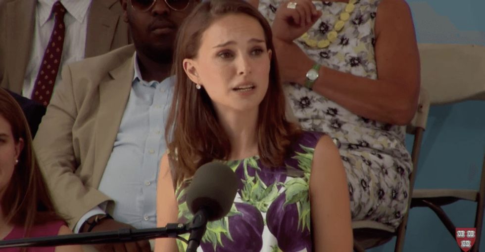 Natalie Portman delivers a powerful speech to Harvard grads about using inexperience as an asset.