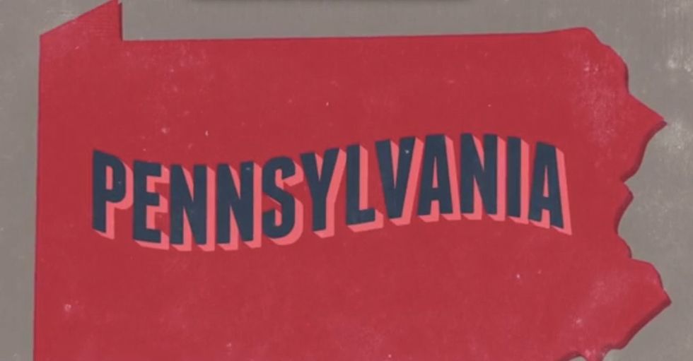 Well, There Goes Pennsylvania. And It Used To Be Such A Nice State.