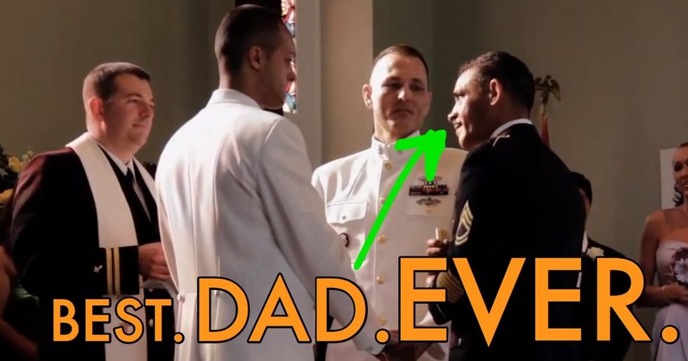 His military dad was disappointed in him when he came out ... for a really good reason.