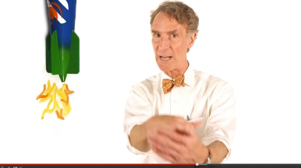 Why Is Bill Nye Acting Like A Lunatic? Because He Doesn't Want To Get