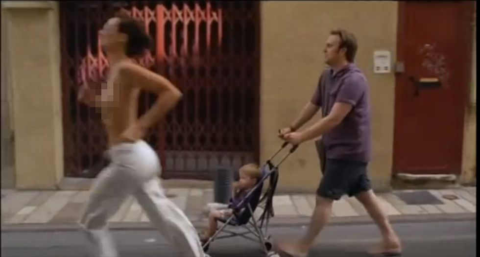 A French film showing men what being a woman feels like kinda nails it.