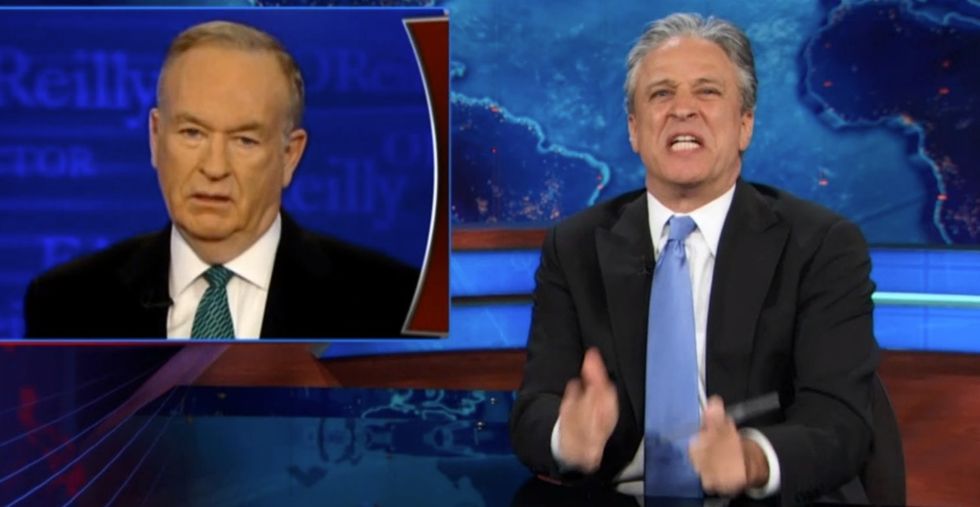 Sometimes Jon Stewart Is Mean To Bill O'Reilly For No Reason. This Is Not One Of Those Times.