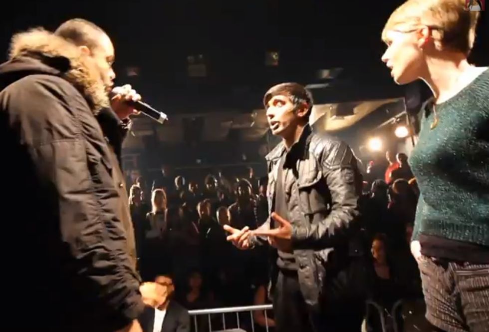 A Girl Is Threatened With Rape In A Rap Battle, And So The Judge Steps In To Deliver His Own Verse