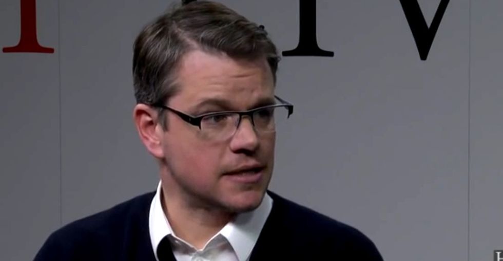 Matt Damon Asked A Cheery 13-Year-Old What She'll Do With Her Free Time. Her Answer Devastated Him.